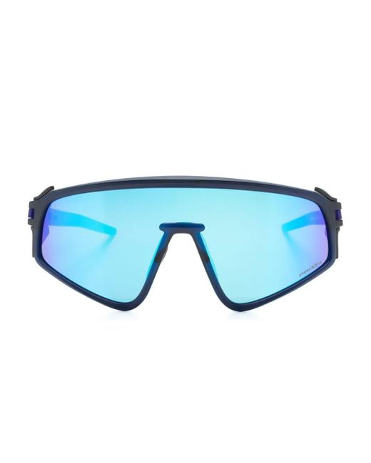 Oakley Blue Latch Panel Navigator-Frame Sunglasses