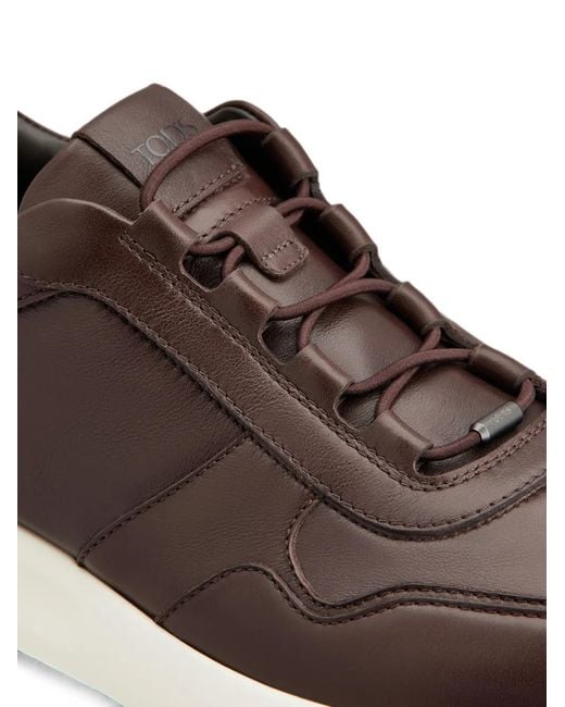 Tod's Brown Dot Sneakers for men