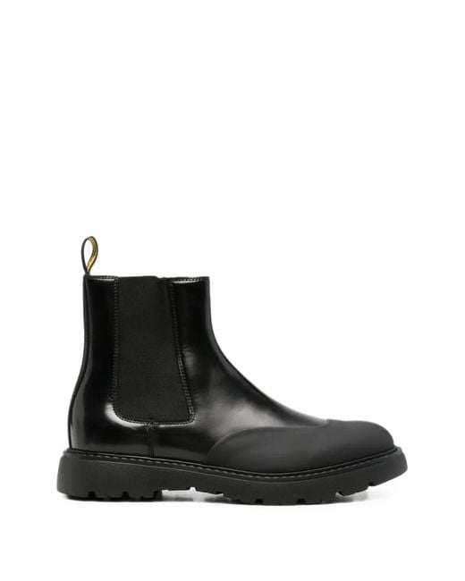 Doucal's Black Merlin Chelsea Boots for men