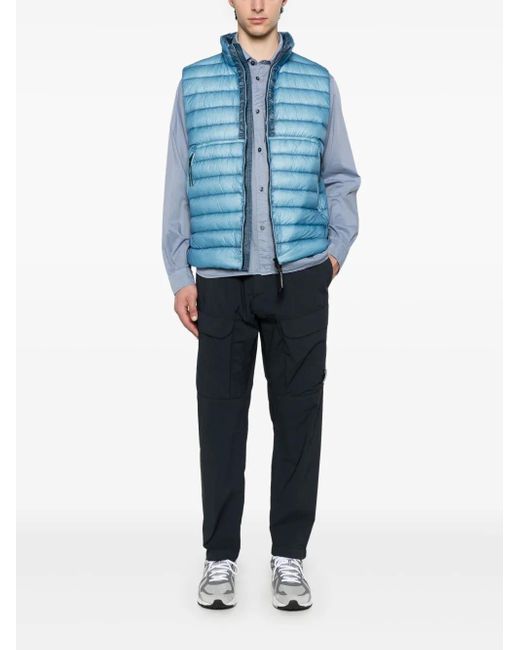 C P Company Blue Dd Shell Gilet for men