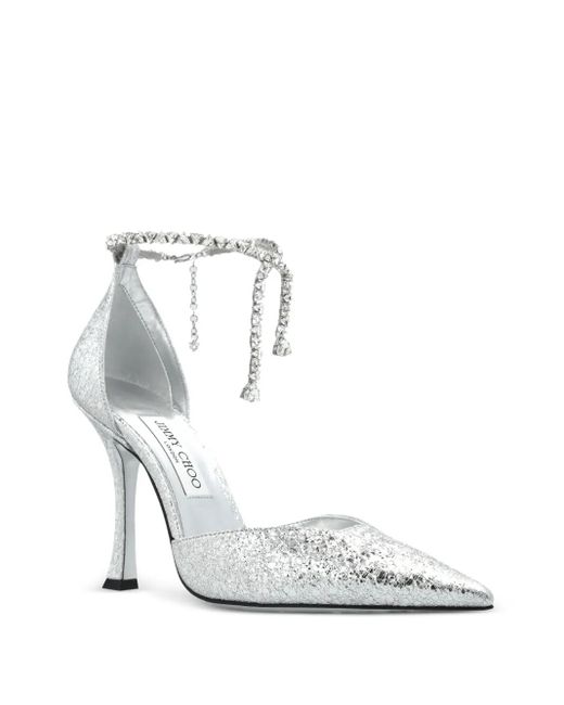 Pumps Stevie 110Mm di Jimmy Choo in White