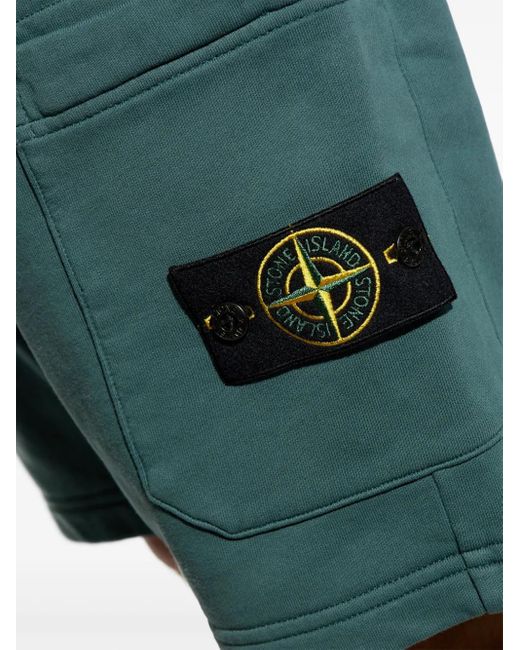Stone Island Green Casual Shorts for men
