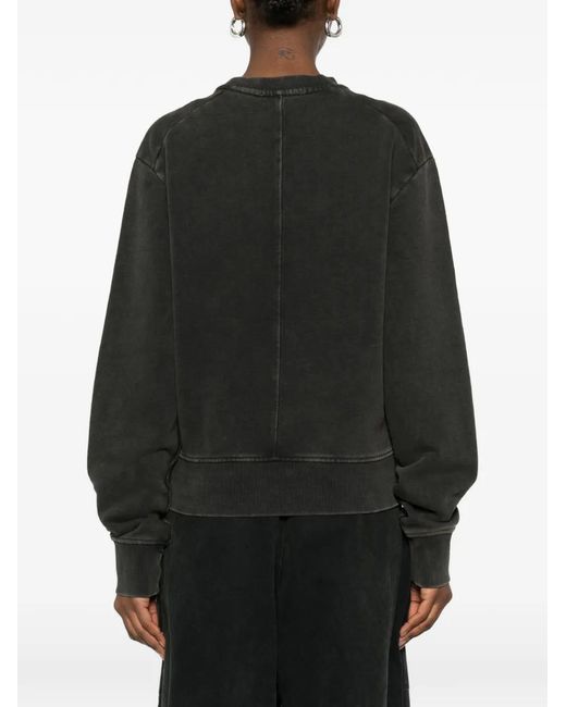 Entire studios Black Seam Detail Sweatshirt