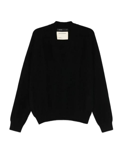 Frenckenberger Vネック セーター Black