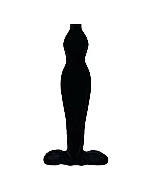 Vestiaire d'un Oiseau Libre Black Open-Back Maxi Dress
