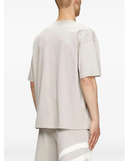 DIESEL White T-Boxt-Bleach Clothing for men