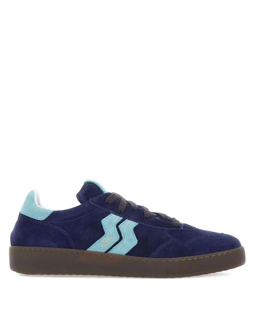 Strype Sneakers mit Logo-Applikation in Blue für Herren