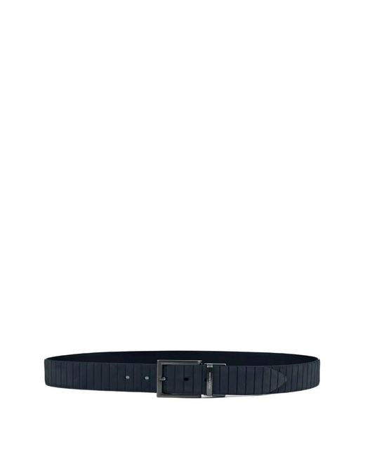 Paul & Shark White Reversible Suede Belt for men