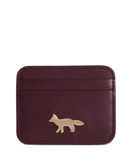 Maison Kitsuné Purple Edie Cardholder