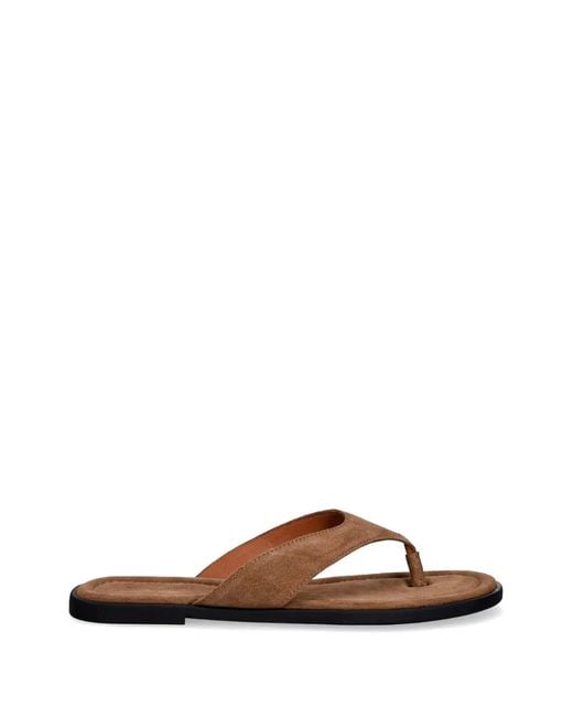 Vagabond Brown Tongs Zaida En Daim