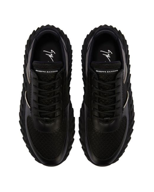 Giuseppe Zanotti Gesteppte Urchin Sneakers in Black für Herren