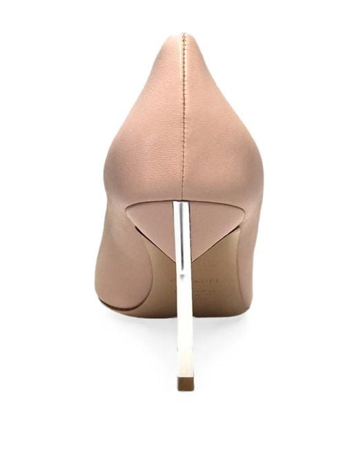 Casadei Pink Blade Pointed-Toe Stiletto Pumps