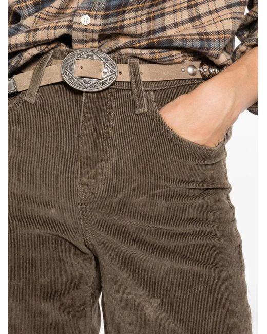 Levi's Natural 728 Corduroy Wide-Leg Jeans