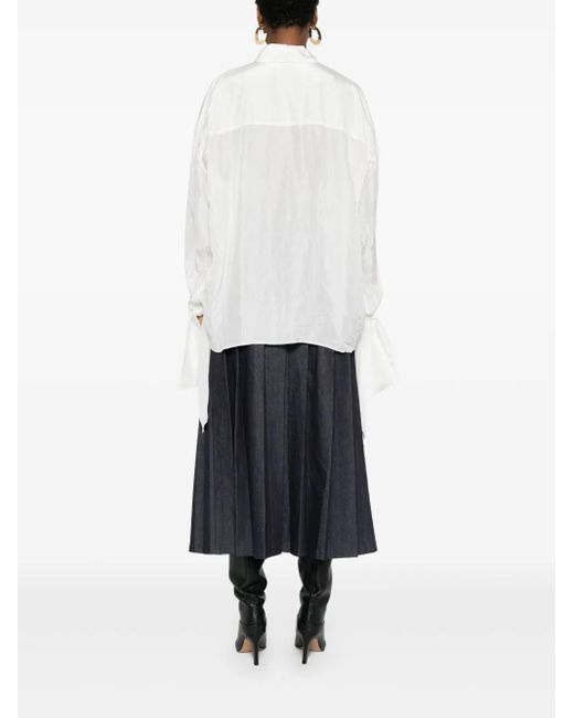 Blusa De Seda Lanvin de color White
