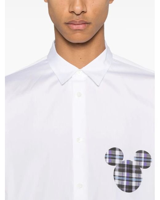 メンズ Comme des Garçons X Disney ミッキー Tシャツ White