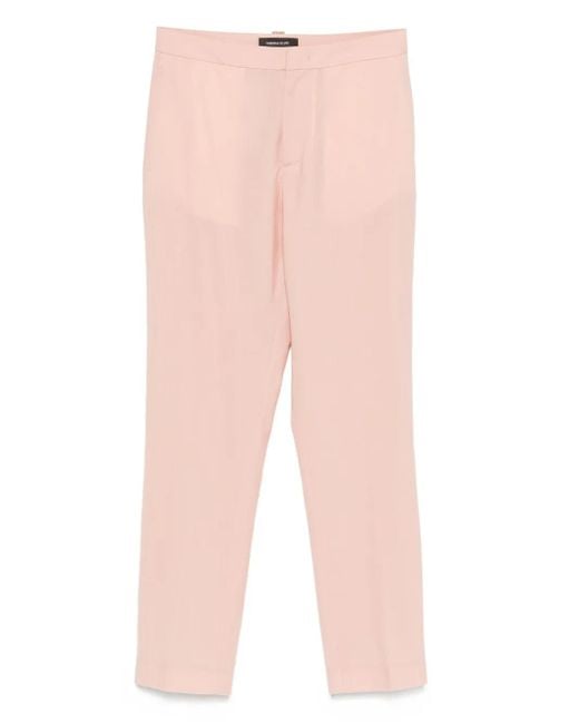 Fabiana Filippi Pink Straight-Leg Trousers