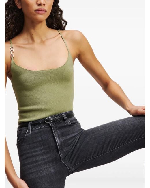 Karl Lagerfeld White K/Autograph Gürtel