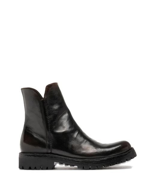 Officine Creative Black Loraine Leather Boots