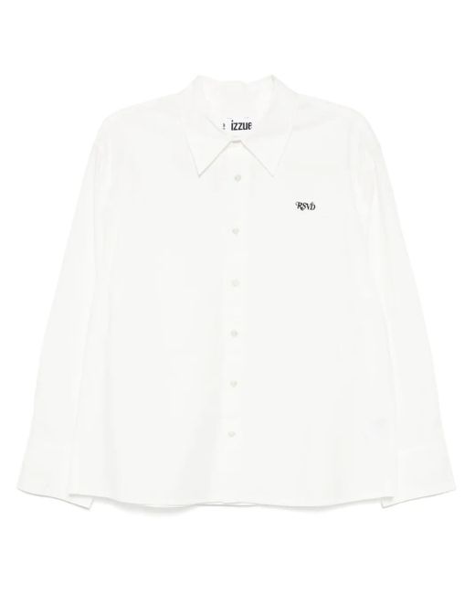 Izzue エンブロイダリー シャツ White