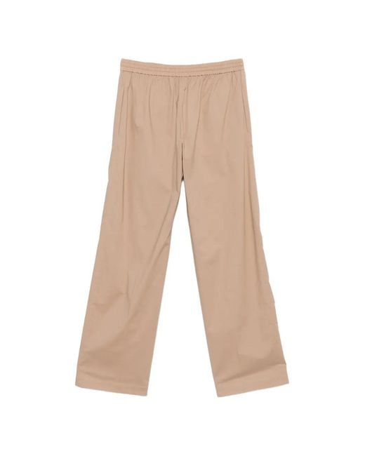 Fay White Drawstring Trousers