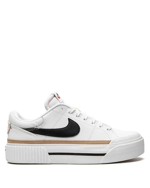 Nike White Legacy Lift Sneakers