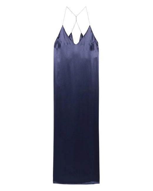 THE NINA STUDIO Blue Athena Maxi Dress