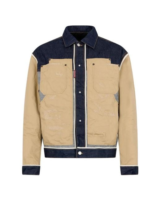DSquared² Blue Inside Out Jean Jacket for men