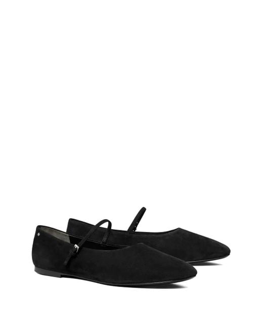 Tory Burch Black Flat Shoes