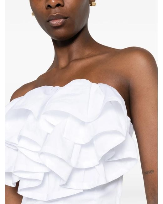 Viktor & Rolf White Volant Top