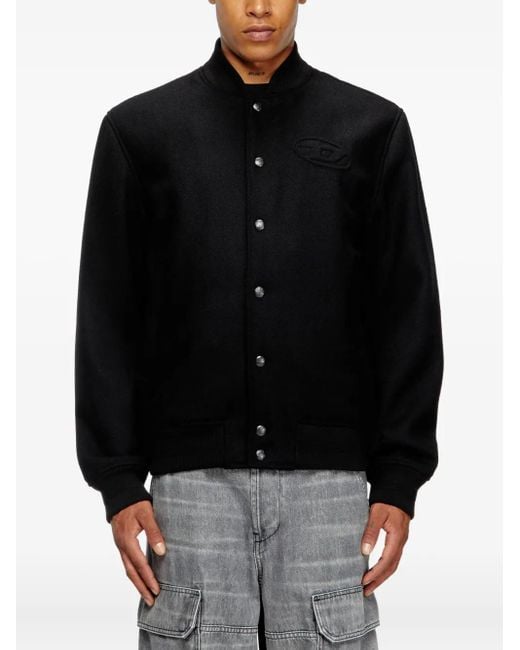 DIESEL Black 'J-Arry' Bomber Jacket for men