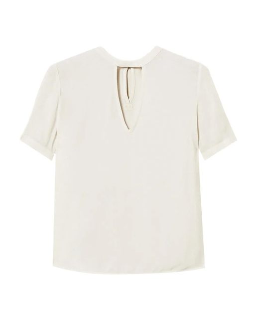 Twinset キーホールネック ブラウス White