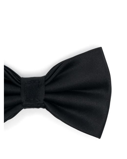 Maison Close Black Satin Bow Tie