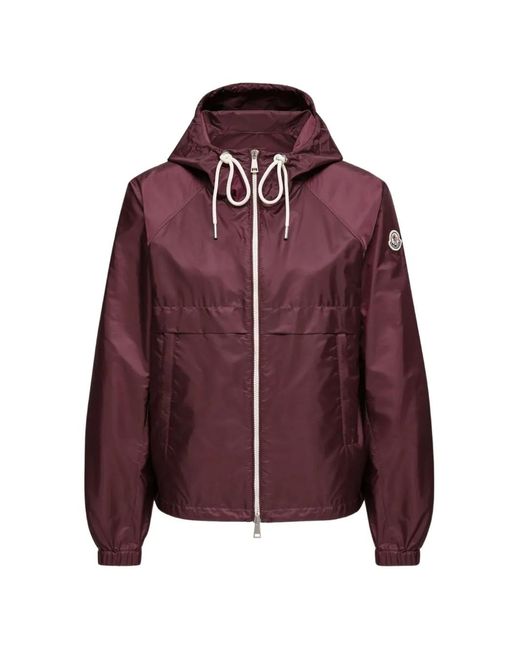 Moncler Purple Coquelicot Hooded Zip Jacket