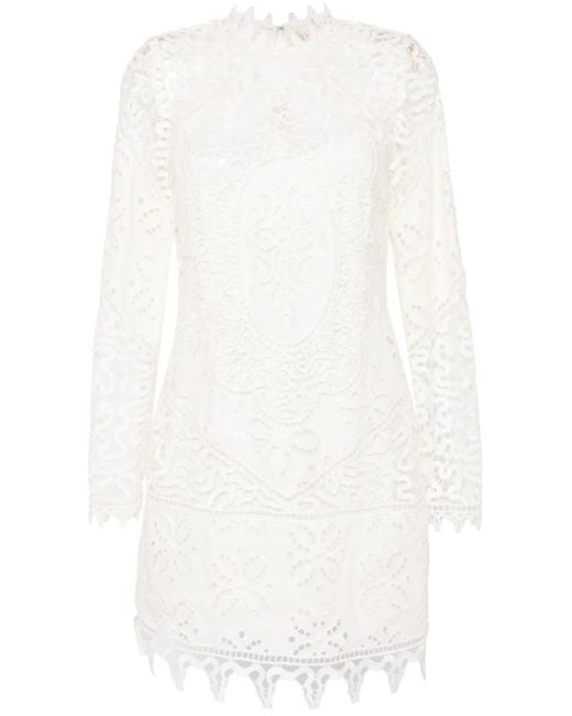 Ulla Johnson White Eleni Mini Dress