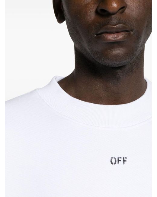 メンズ Off-White c/o Virgil Abloh ロゴ スウェットシャツ White