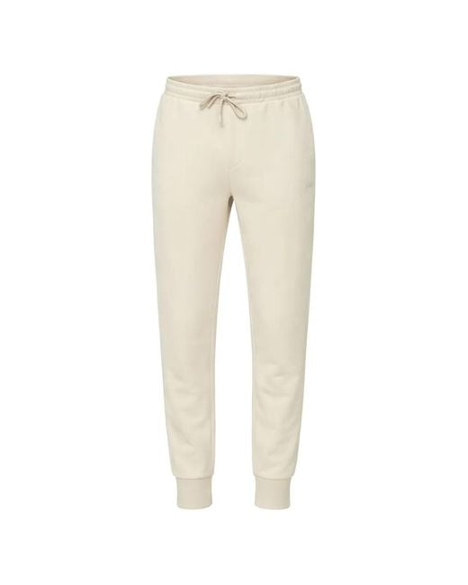 Boss Natural Drawstring Track Pants for men
