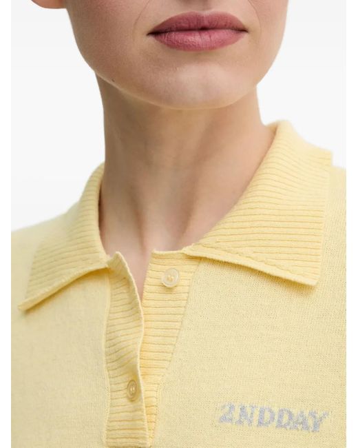 Day Birger et Mikkelsen Multicolor Logo-Intarsia Polo Shirt