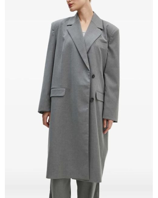 Day Birger et Mikkelsen Gray Single-Breasted Coat