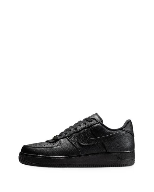 Nike Black Air Force 1 Lace-Up Sneakers for men
