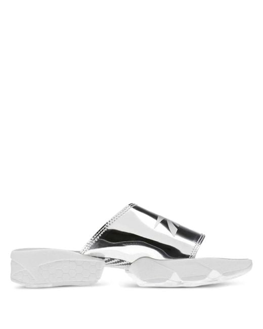 Reebok White Fury Magic Hour Slides