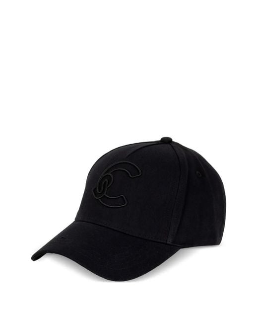 Coccinelle Black C-Me Logo-Embroidered Baseball Cap