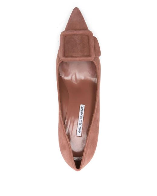 Manolo Blahnik Pink 70Mm Maysale Pumps