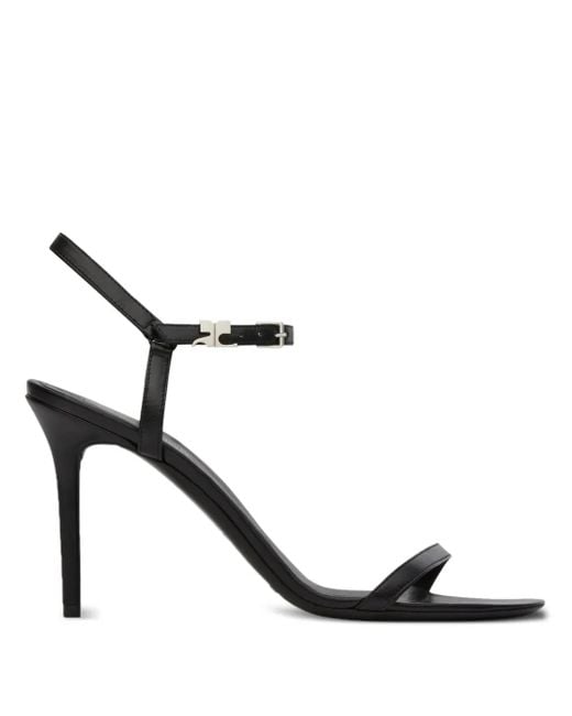 Courreges Black Ac Sandals