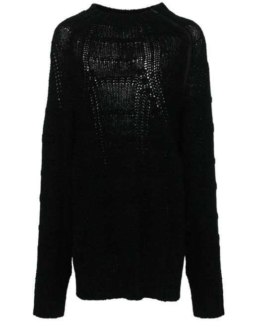 Pull En Maille Ajourée Yohji Yamamoto pour homme en coloris Black