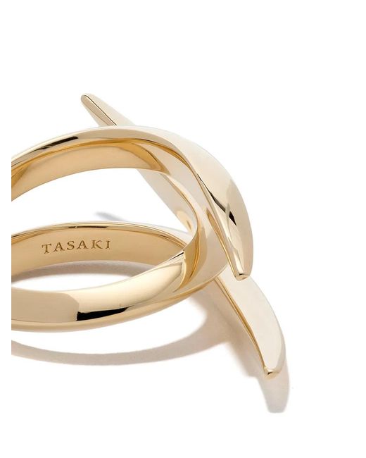 Anello Atelier Surge di Tasaki in Metallic