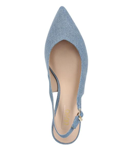Liu Jo Blue 60Mm Slingback Pumps