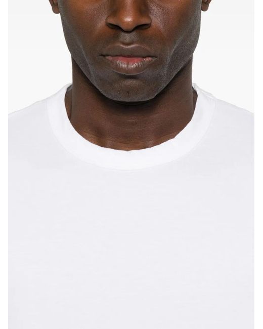 James Perse White Jersey Crew-Neck T-Shirt for men