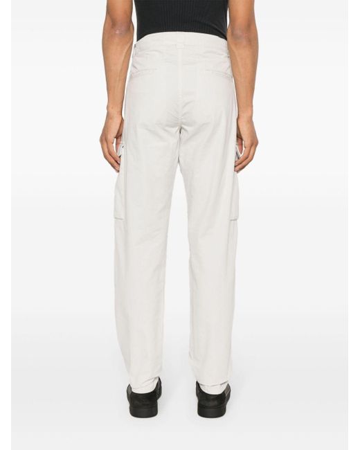 Pantalones cargo con logo Aspesi de hombre de color White