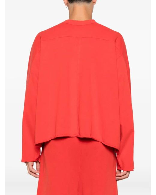 Entire studios カットオフエッジ Tシャツ Red