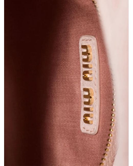 Miu Miu Pink Handtasche aus Matelassé-Leder